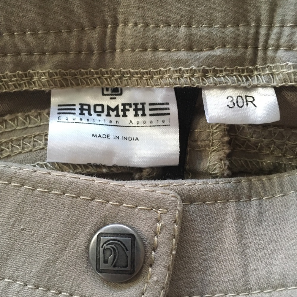 Romfh Women’s Equestrian Riding Pants size 30R
